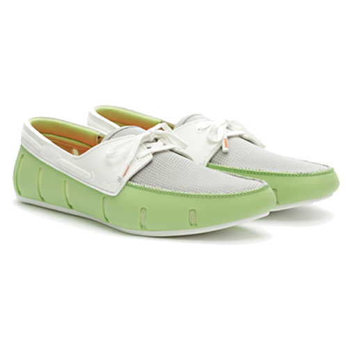 Ms sport loafer green_white front