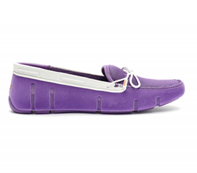 Ws lace loafer purple_white velvet